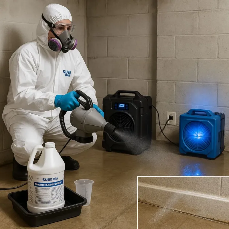 Sanitization and Odor Removal process in Union, ME