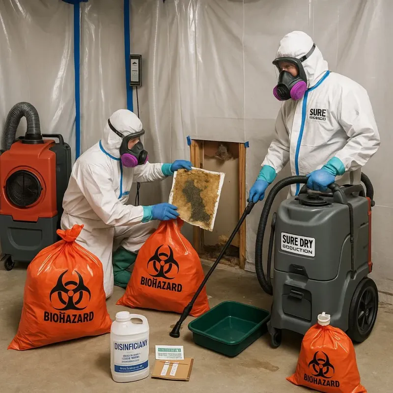 Contaminated Water Handling Protocols process in Union, ME